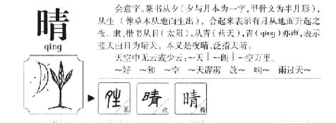 晴五行|晴字五行属什么